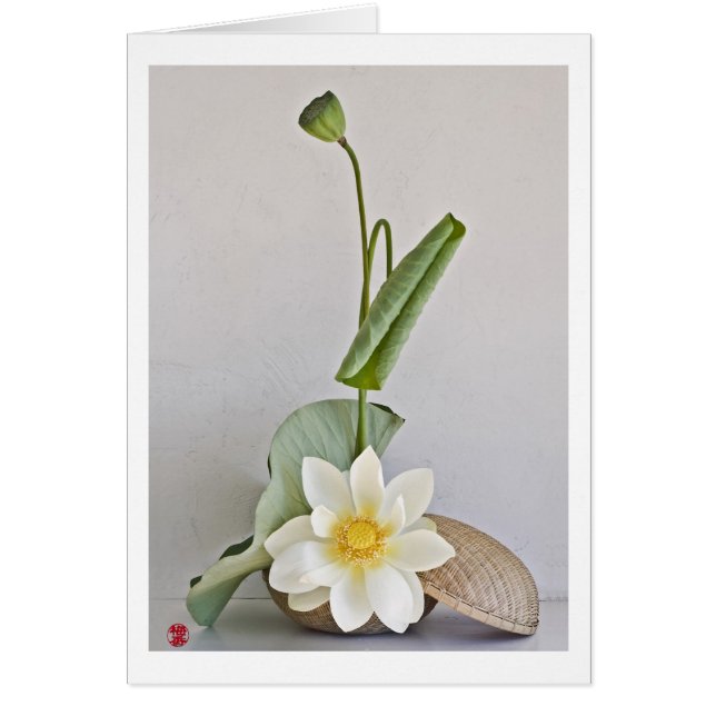 Cartão Ikebana-042 (Frente)