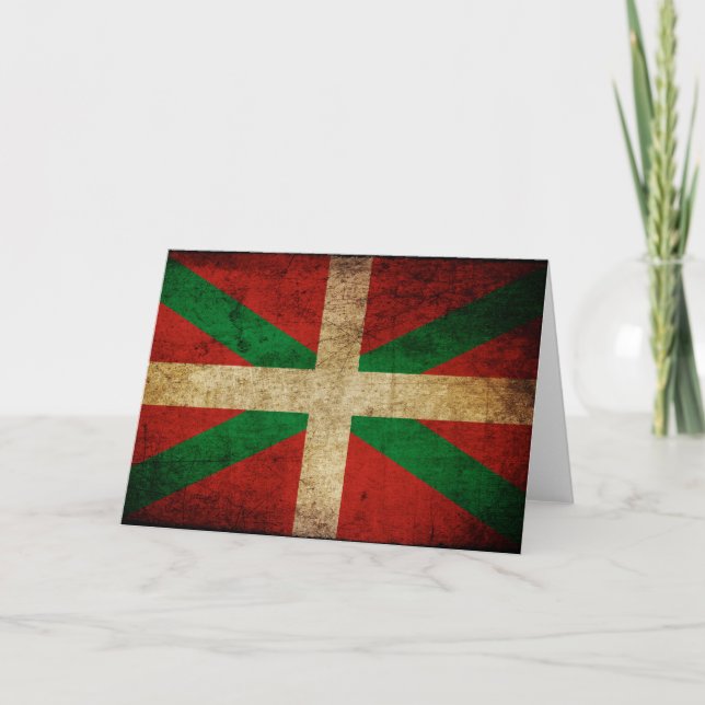 Cartão Ikurriña antigua (Frente)