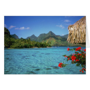 Cartão Ilha Bora Bora, Polinésia Francesa