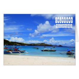 Cartão Ilha Calaguas nas Filipinas