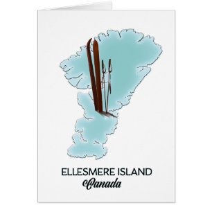 Cartão Ilha de Ellesmere poster