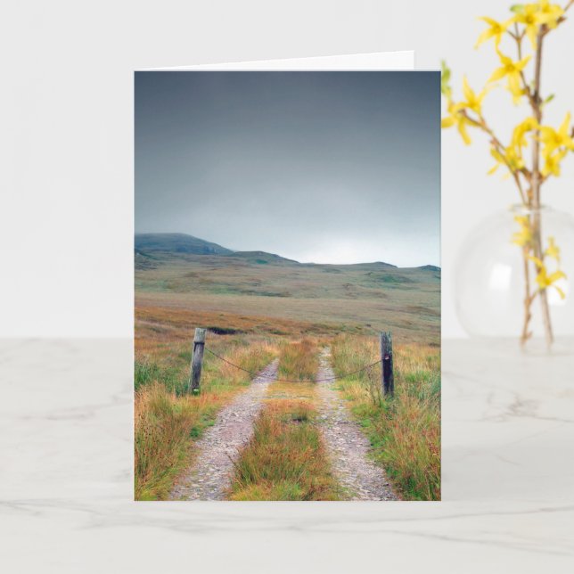 Cartão Ilha de Jura, Escócia (Flor Amarela)