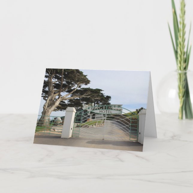 Cartão Ilha do Burgh, Devon (Frente)