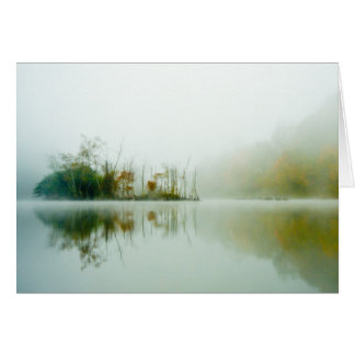 Cartão Ilha do rio do rebitamento