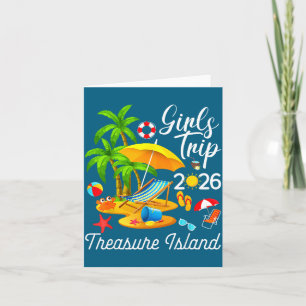 Cartão Ilha do tesouro Flórida verão viagem tropical de g