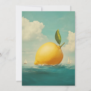 Cartão Ilha Lemon em Águas Sonhadoras