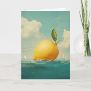 Cartão Ilha Lemon em Águas Sonhadoras