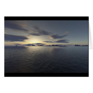 Cartão Ilha Sunrise