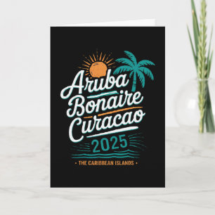 Cartão Ilhas Abc Aruba Bonaire Curaçao Cruzeiro Férias