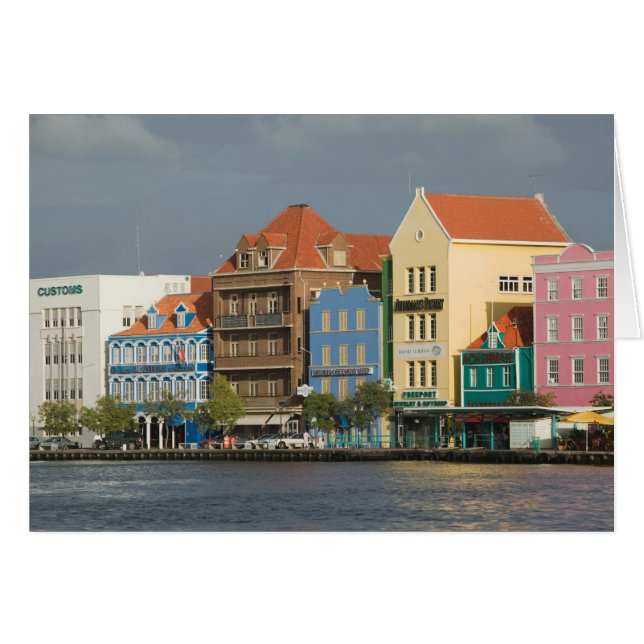 Cartão Ilhas ABC, CURACAO, Willemstad: Frente Marítima 2 (Frente Horizontal)