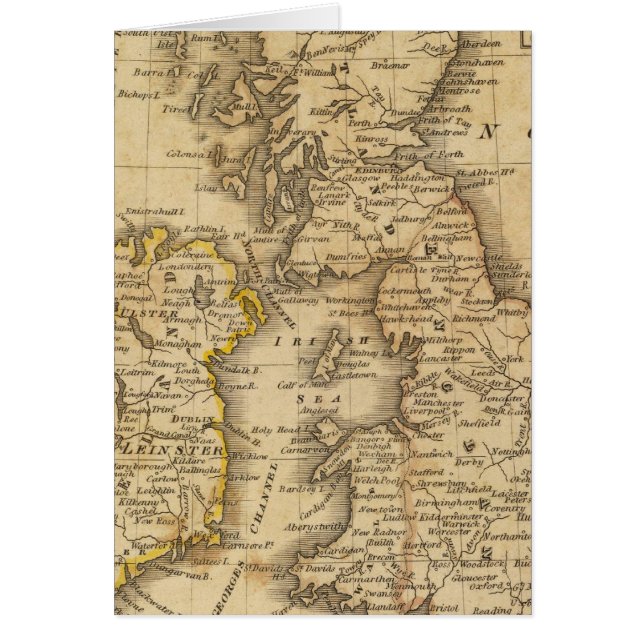 Cartão Ilhas Britânicas, Ásia (Frente)