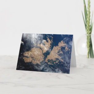 Cartão Ilhas Falkland (Ilhas Malvinas).