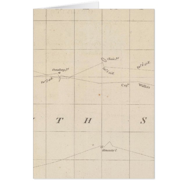 Cartão Ilhas Otaheite, Taiti (Frente)