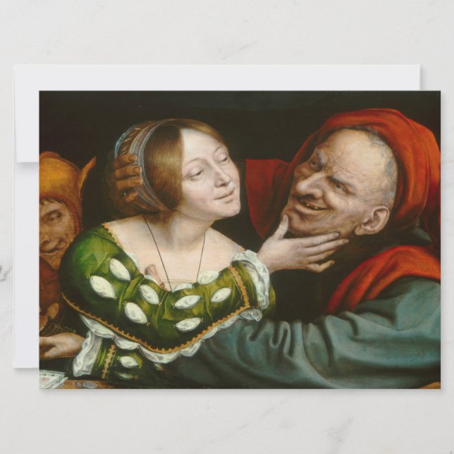 Cartão Ill-Match Lovers (por Quentin Massys) (Frente)