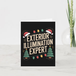 Cartão Iluminação Exterior Especialista Casa de Natal Luz