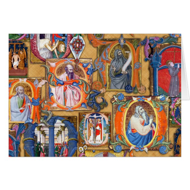 Cartão Iluminação Medieval (Frente Horizontal)