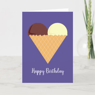 Cartão Ilusima Choc Banana Gelado Roxo Aniversário