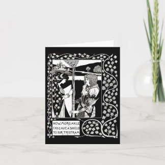 Cartão Ilustração-Aubrey Beardsley 11 do Notecard-Vintage