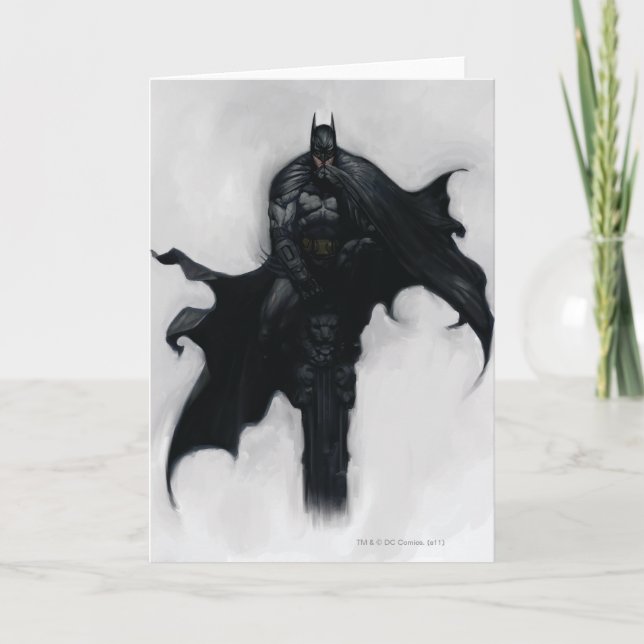 Cartão Ilustração Batman (Frente)