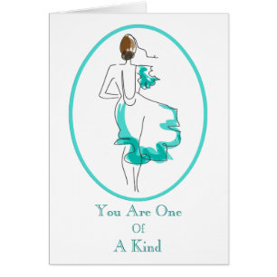 Cartão Ilustração Chic Fashion