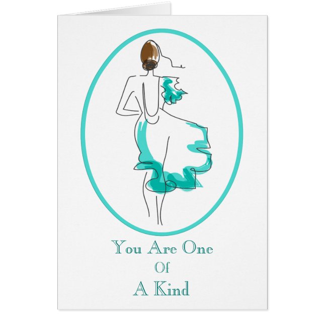 Cartão Ilustração Chic Fashion (Frente)