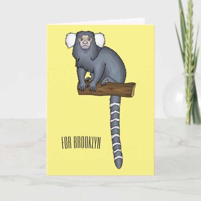 Cartão Ilustração comum de desenho animado (Frente)