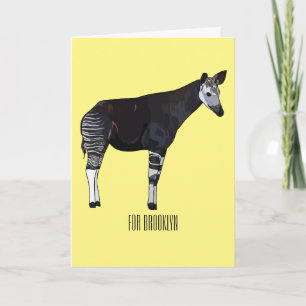 Cartão Ilustração de desenho em Okapi