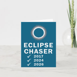 Cartão Ilustração de Eclipse Solar Total