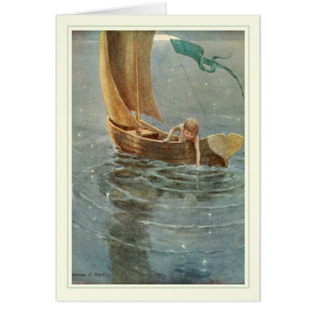 Cartão Ilustração de Frank Cheyne Papé (Frente)