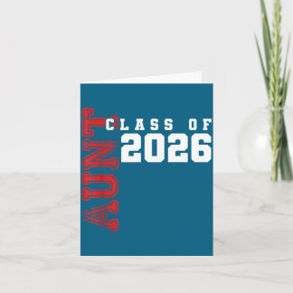 Cartão Ilustração de Graduada da Tia Orgulhosa Turma de 2