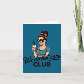 Cartão Ilustração de Mulheres Café Ovelha Não
