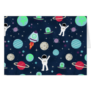 Cartão Ilustração de padrão de espaço