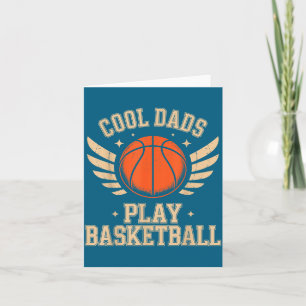 Cartão Ilustração de Pais Legais Jogam Basquete