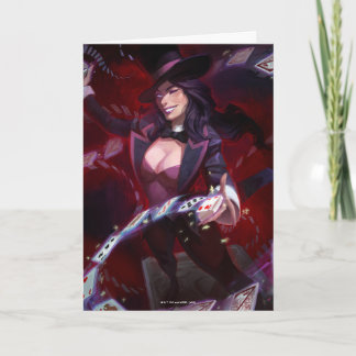 Cartão Ilustração de Zatanna em Crise Infinita