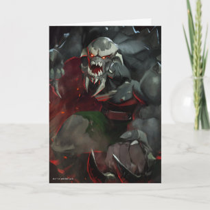 Cartão Ilustração do Juízo Final da Crise Infinita