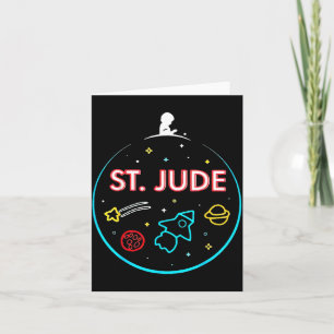 Cartão Ilustração do paciente do St Jude Ty Rocket