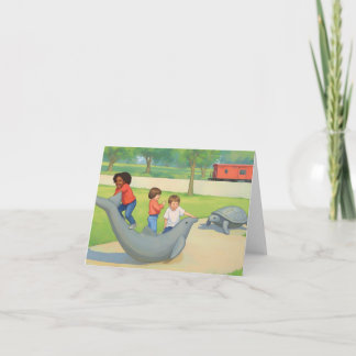 Cartão Ilustração NC Pullen Park Raleigh