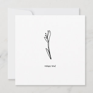 Cartão Ilustrações de Dodle Casadas em Preto e Branco