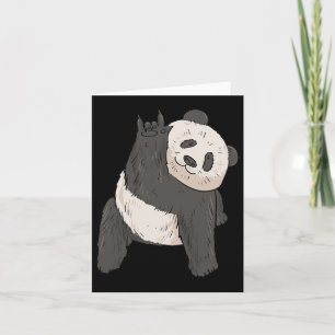 Cartão Ily Panda Gestos Manuais Asl Perda Auditiva Consci