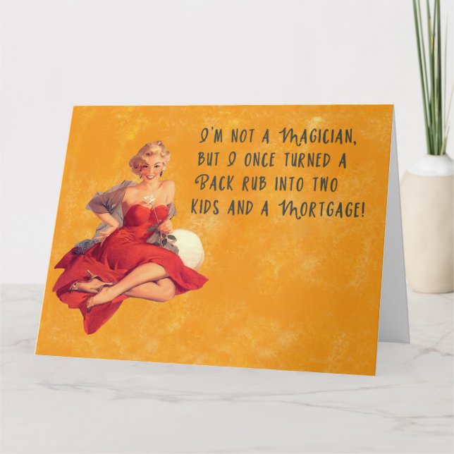 Cartão I'm Not A Magician (Frente)