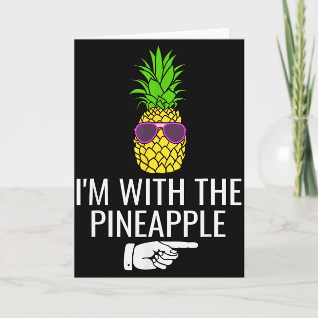 Cartão I'm With Ne Shirt Funny Ne Halloween Costume  (Frente)