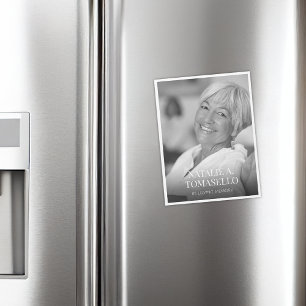 Cartão Ímã de Funeral de Celebração de Vida em Mem