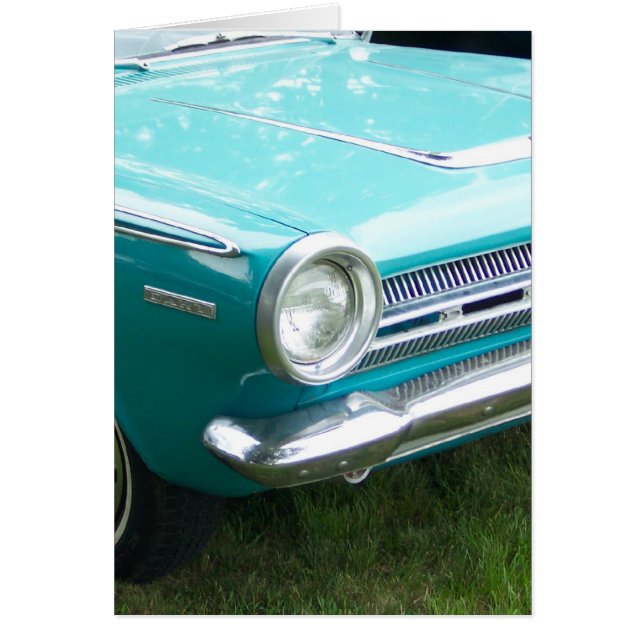 Cartão imagem clássica de uma cor agradável do dardo (Frente)