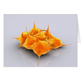 Cartão Imagem conceptual de um grupo de plaqueta