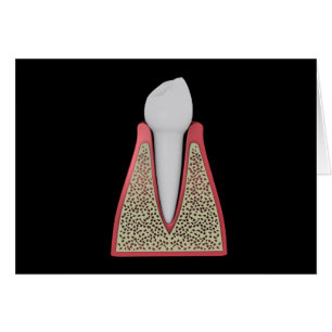 Cartão Imagem conceptual do dente humano 1