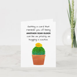 Cartão Imagem de Fábrica de Cactus Feliz Aniversário Saud