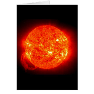 Cartão Imagem do espaço solar