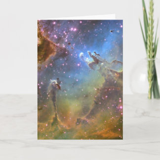 Cartão Imagem do Largo-Campo da nebulosa de Eagle