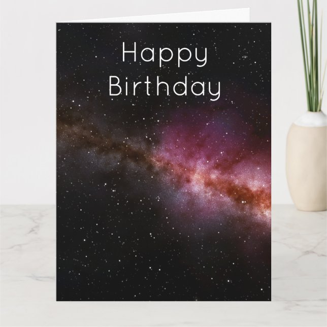 Cartão Imagem do universo (Frente)