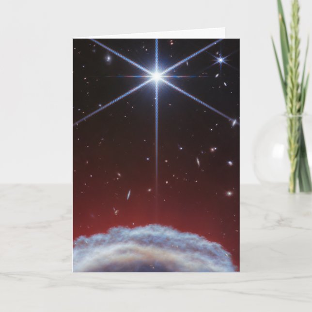 Cartão Imagem JWST da Nebulosa de Horsehead (Frente)